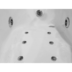 Wanna łazienkowa SPA z hydromasażem MO-0310 1-osobowa 160x78x56cm PRAWA