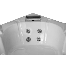 Wanna łazienkowa SPA z hydromasażem MO-0632B 2-osobowa 150x150x67cm