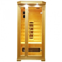 Sauna na podczerwień MO-C1 kwarcowe 1-osobowa 90x90x190cm