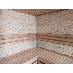 Sauna sucha z piecem MO-EA5K 5-osobowa 200x200x200cm