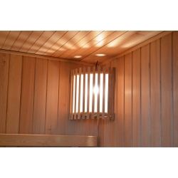 Sauna sucha z piecem MO-EA5K 5-osobowa 200x200x200cm