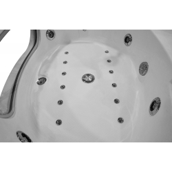 Wanna łazienkowa SPA z hydromasażem MO-1001 2-osobowa 140x140x68cm