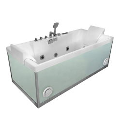 Wanna łazienkowa SPA z hydromasażem MO-1100 2-osobowa BIANCO 170x80x63cm