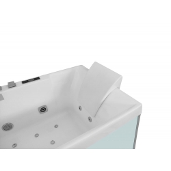 Wanna łazienkowa SPA z hydromasażem MO-1100 2-osobowa BIANCO 170x80x63cm