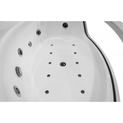Wanna łazienkowa SPA z hydromasażem MO-1243 2-osobowa 150x150x59cm