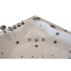 Wanna łazienkowa SPA z hydromasażem MO-1638 2-osobowa 150x150x57cm