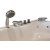 Wanna łazienkowa SPA z hydromasażem MO-1638 PLUS 2-osobowa 150x150x57cm