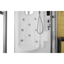 Kabino-sauna sucho-parowa z funkcją hydromasażu MO-1706 165x105x215cm