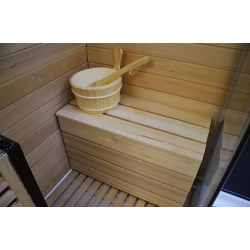 Kabino-sauna sucho-parowa z funkcją hydromasażu MO-1751 LEWA 180x110x223cm