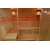 Sauna sucha z piecem MO-EA4K KAMIEŃ 4-osobowa 180x160x200cm