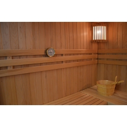 Sauna sucha z piecem MO-EA4 4-osobowa 180x160x200cm