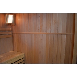 Sauna sucha z piecem MO-EA4 SZARA 4-osobowa 180x160x200cm